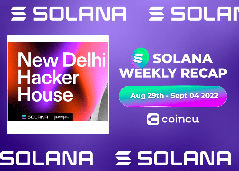 Solana Weekly Recap | August 29th – September 04, 2022