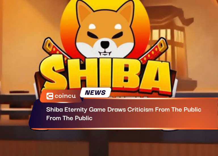 Shiba Eternity Game Draws Criticism From The Public