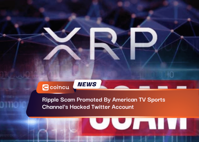 Ripple Scam Promoted By American TV Sports Channel’s Hacked Twitter Account
