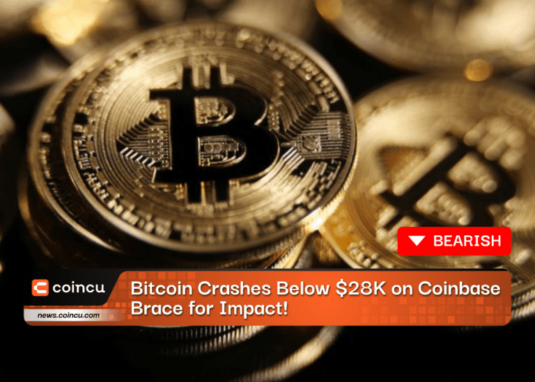 Bitcoin Crashes Below $28K on Coinbase – Brace for Impact!