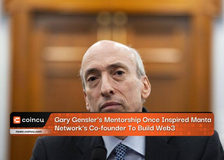 Gary Gensler’s Mentorship Once Inspired Manta Network’s Co-founder To Build Web3