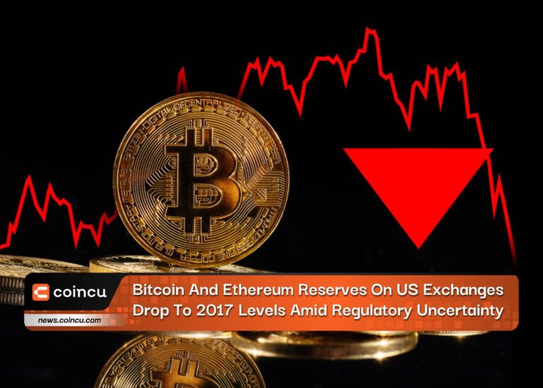 Bitcoin And Ethereum Reserves On US Exchanges Drop To 2017 Levels Amid Regulatory Uncertainty