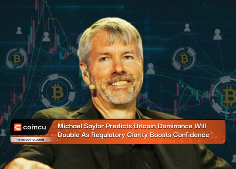 Michael Saylor Predicts Bitcoin Dominance Will Double As Regulatory Clarity Boosts Confidence