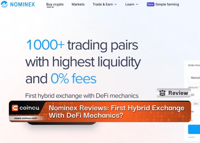 Nominex Reviews: First Hybrid Exchange With DeFi Mechanics?