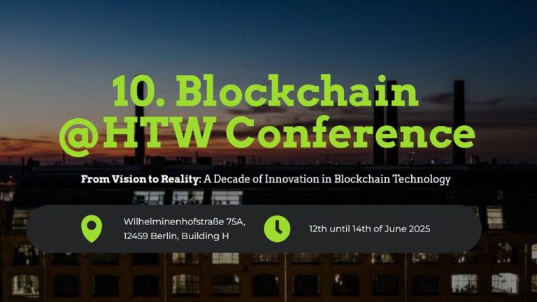 Explore Blockchain Evolution at 10. Blockchain @HTW Conference