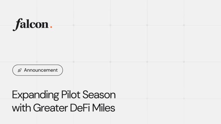 Falcon Finance Launches Miles Program to Reward DeFi Users of the Synthetic Dollar Economy