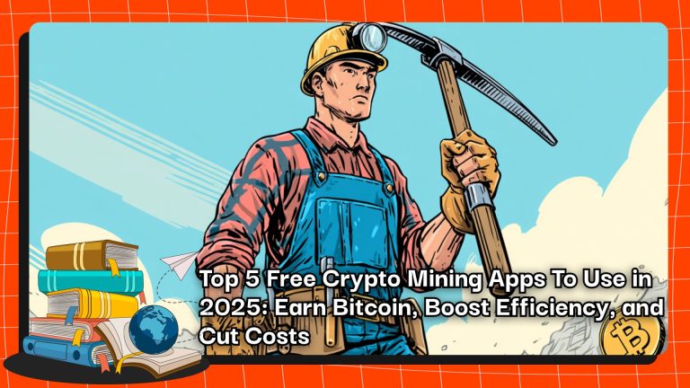 Top 5 Free Crypto Mining Apps To Use in 2025: Earn Bitcoin, Boost Efficiency, and Cut Costs