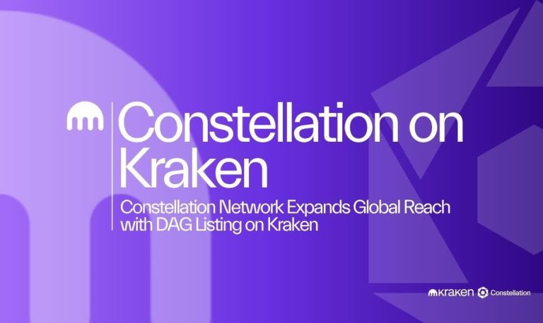 Constellation Network Expands Global Reach with DAG Listing on Kraken