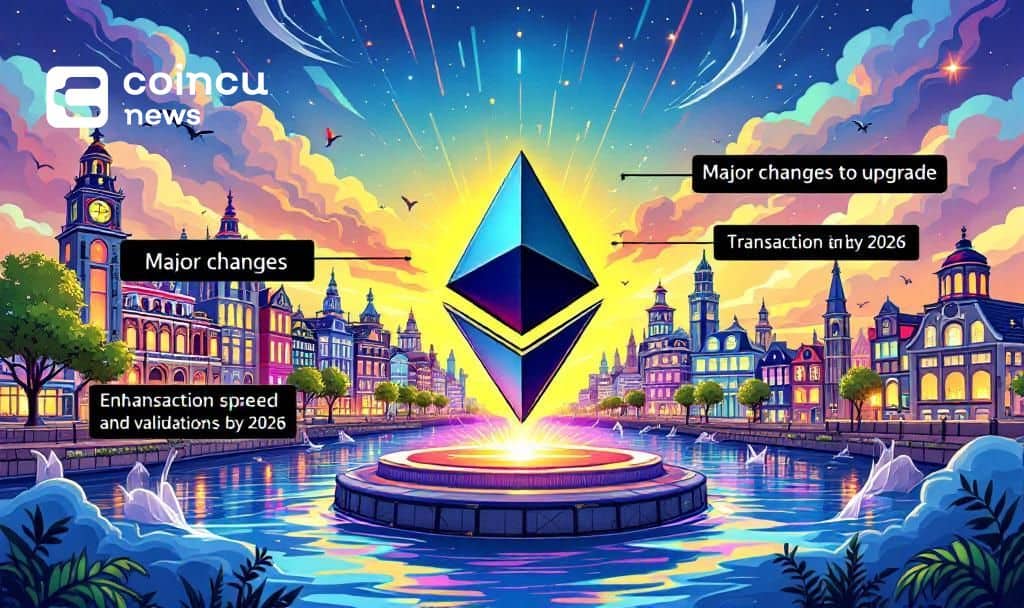 Ethereum Plans Major Upgrades for 2026 Including Glamsterdam Fork
