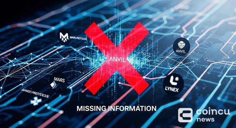 RootData Flags Missing Core Info for Mars Protocol, Anvil, Lynex