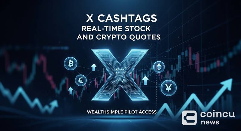 X Launches Cashtags for Real-Time Stock and Crypto Quotes, Wealthsimple Pilot Access