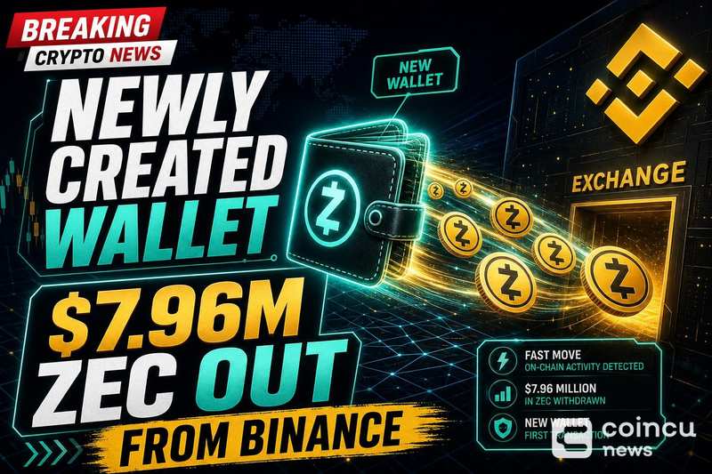 Newly Created Wallet Withdraws $7.96 Million in ZEC From Binance