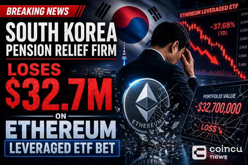 South Korea Pension Relief Firm Loses $32.7M on Ethereum Leveraged ETF Bet