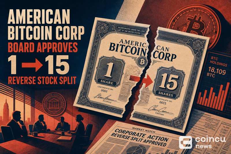 American Bitcoin Corp Board Approves 1-for-15 Reverse Stock Split