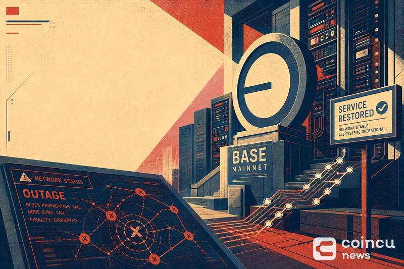 Base Mainnet Suffers Second Outage in Two Days, Service Restored