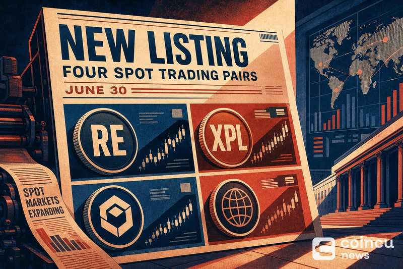 Binance to List RE and XPL Among Four Spot Trading Pairs on June 30