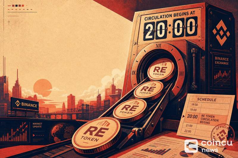 Binance Says RE Token Circulation Will Begin at 20:00: What to Know