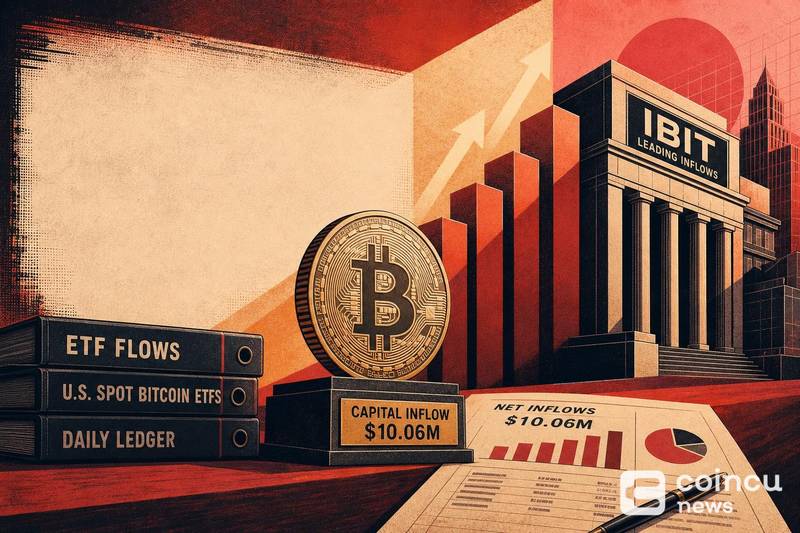 Bitcoin Spot ETFs See $10.06M Inflows as BlackRock IBIT Leads