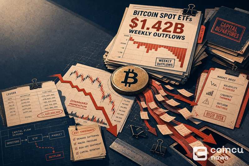 Bitcoin Spot ETFs Saw $1.42B in Weekly Outflows: What It Means