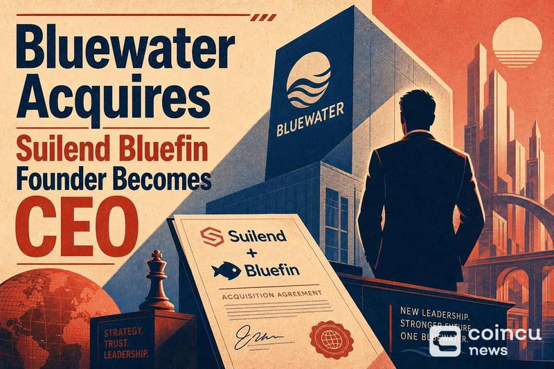 Bluewater Acquires Suilend; Bluefin Founder Becomes CEO