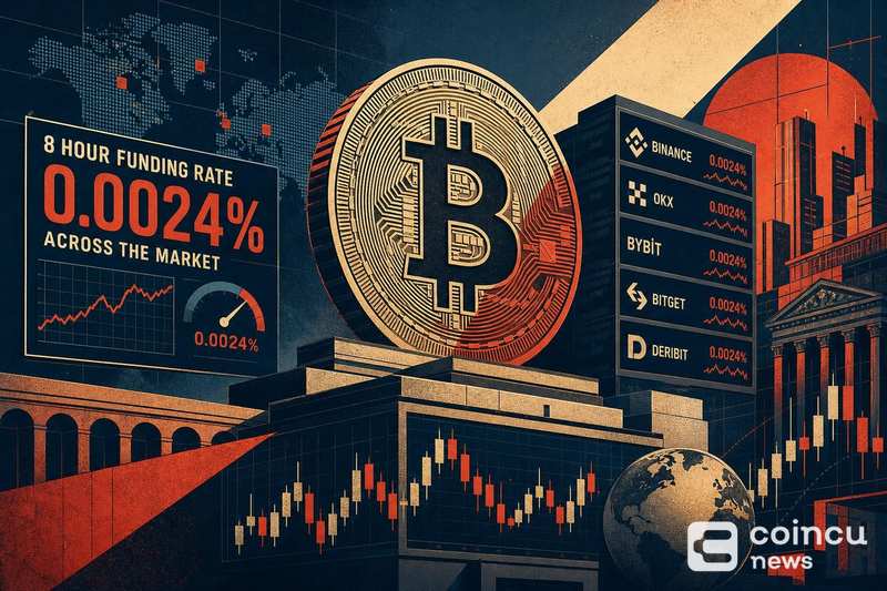 BTC 8-Hour Funding Rate at 0.0024% Across the Market