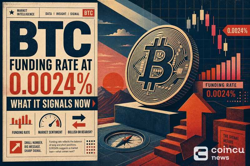 BTC Funding Rate at 0.0024%: What It Signals Now