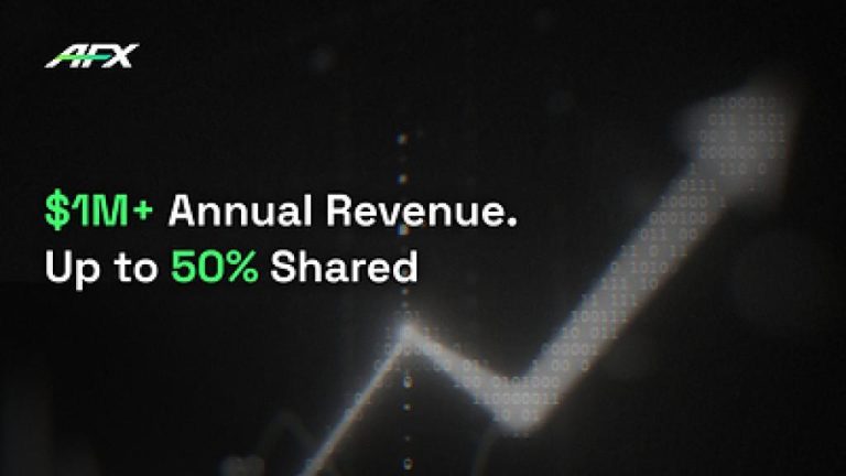 AFX Shares Up to 50% of Protocol Revenue with Traders as Cumulative Volume Approaches $1 Billion