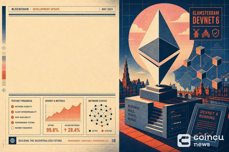 Ethereum Releases Glamsterdam Devnet-6 as Testnet Progress Continues