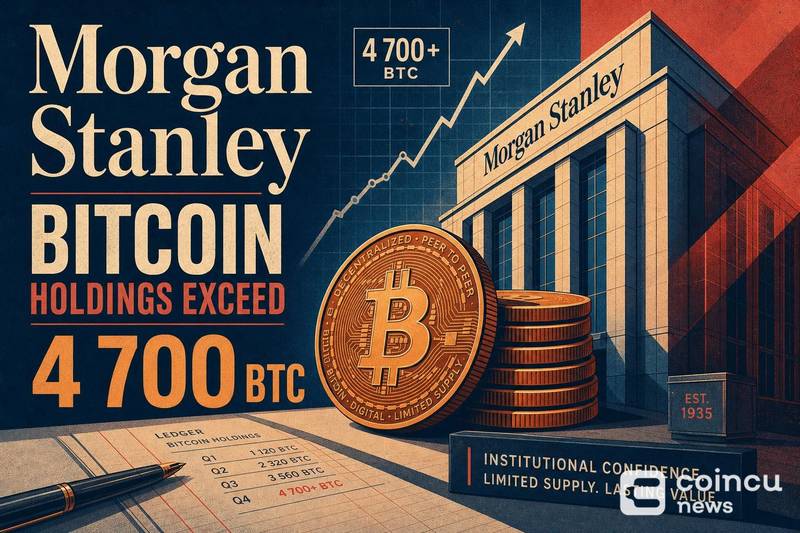 Morgan Stanley Bitcoin Holdings Exceed 4,700 BTC