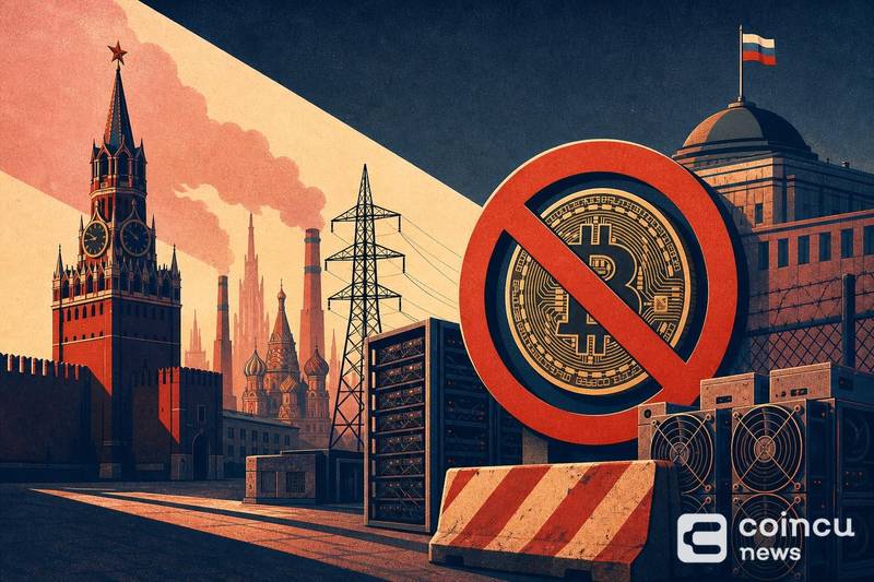Russia Plans 2026 Crypto Mining Ban in Moscow and Key Areas