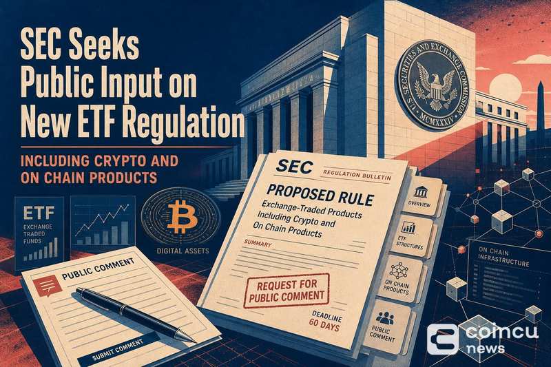 SEC Seeks Public Input on New ETF Regulation, Including Crypto and On-Chain Products