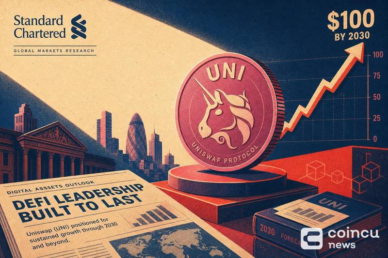 Standard Chartered Says Uniswap’s UNI Could Reach $100 by 2030