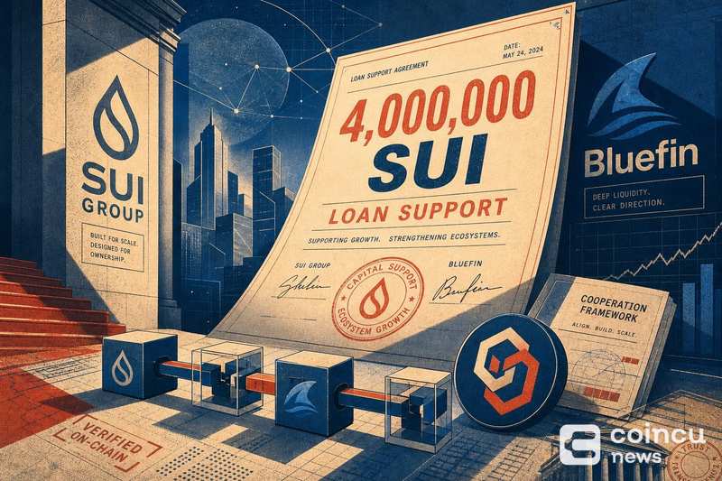 SUI Group Expands Bluefin Cooperation With 4 Million SUI Loan Support