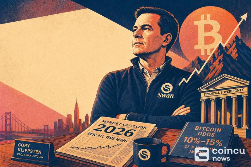 Swan CEO Says Bitcoin Has 10% to 15% Odds of a New All-Time High in 2026