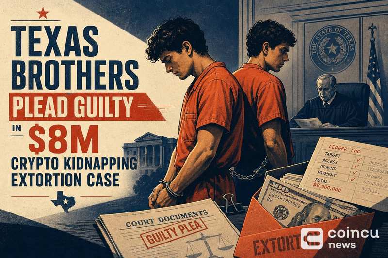 Texas Brothers Plead Guilty in $8M Crypto Kidnapping Extortion Case