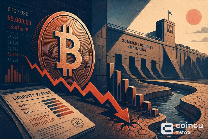 Wintermute Says Bitcoin Could Fall to $59,000 as Summer Liquidity Shrinks