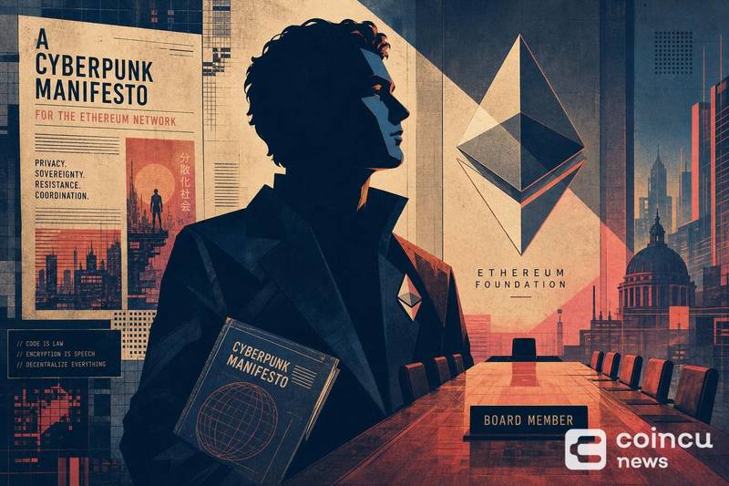 Author of Ethereum Cyberpunk Manifesto Joins Ethereum Foundation Board