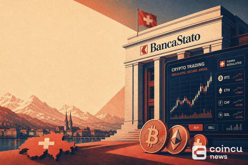 BancaStato Launches Regulated Crypto Trading in Switzerland