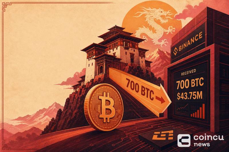 Bhutan Sends 700 BTC to Binance Worth $43.75M