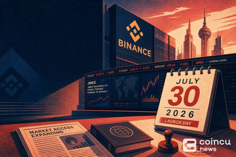 Binance to Launch JMKE Stock Trading on July 30, 2026