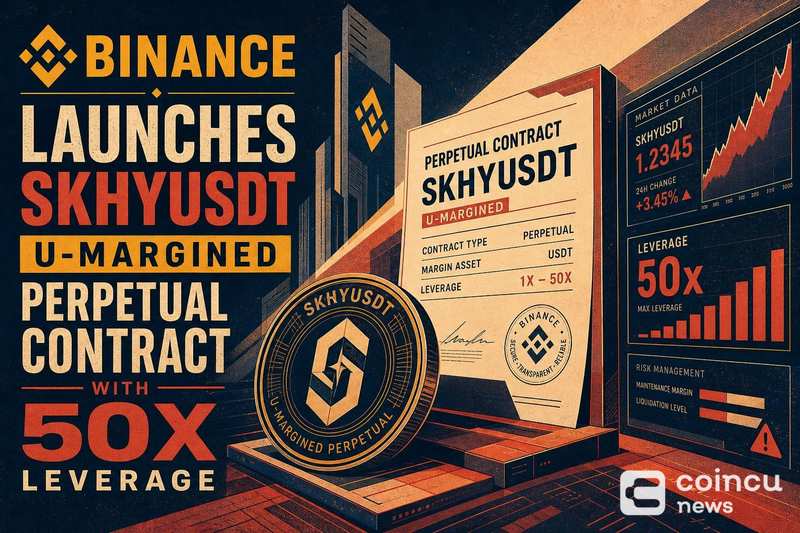 Binance Launches SKHYUSDT U-Margined Perpetual Contract With 50x Leverage