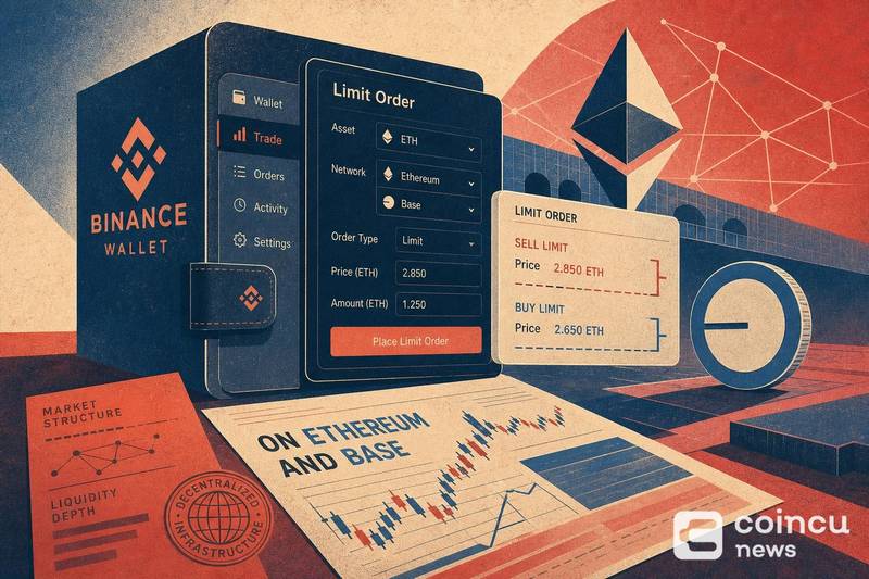 Binance Wallet Adds Limit Orders on Ethereum and Base for Web and App Users