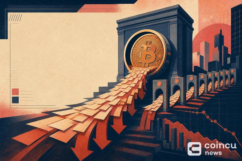 Bitcoin Spot ETFs Record $223M Outflows as Nine-Day Streak Continues