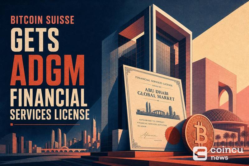 Bitcoin Suisse Gets ADGM Financial Services License
