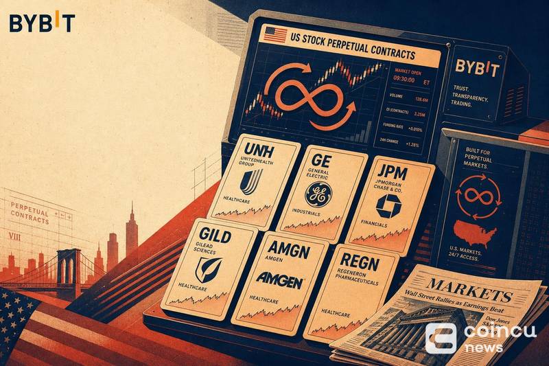 Bybit Launches US Stock Perpetual Contracts for UNH, GE, JPM, GILD, AMGN, REGN