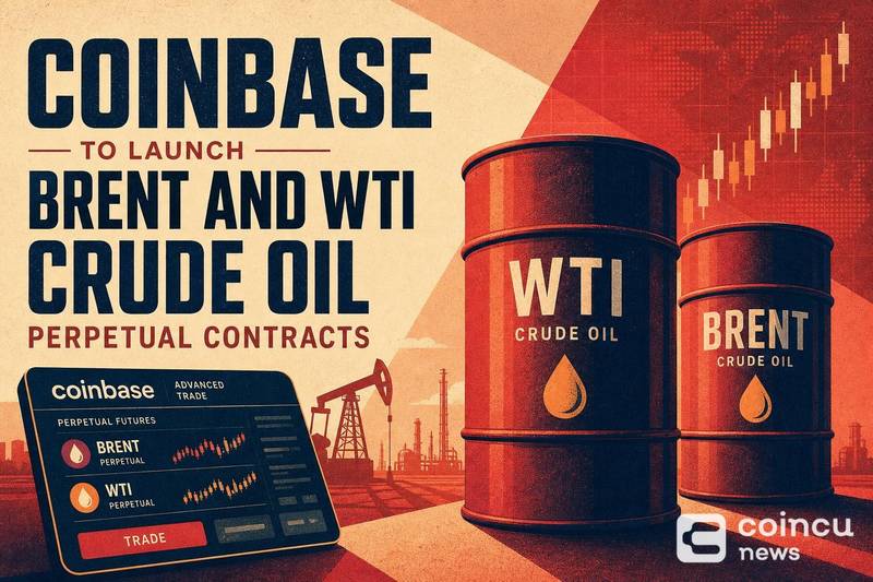 Coinbase to Launch Brent and WTI Crude Oil Perpetual Contracts