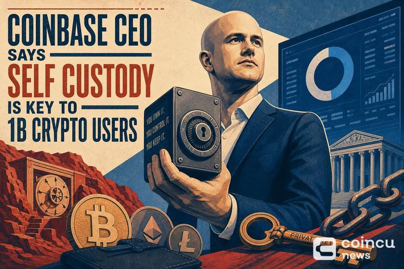 Coinbase CEO Says Self-Custody Is Key to 1B Crypto Users