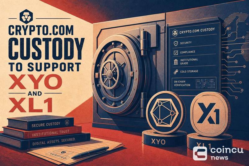 Crypto.com Custody to Support XYO and XL1