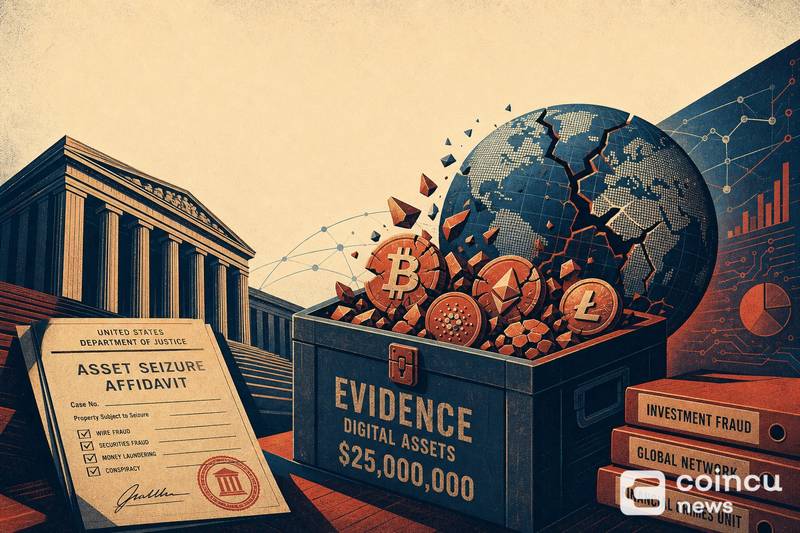 DOJ Seizes $25M Crypto From Global Investment Fraud Network