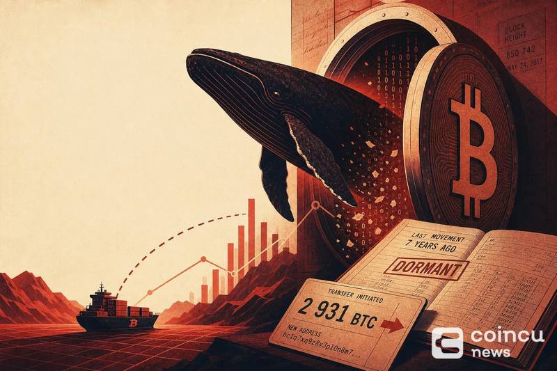 Dormant Bitcoin Whale Moves 2,931 BTC After 7 Years